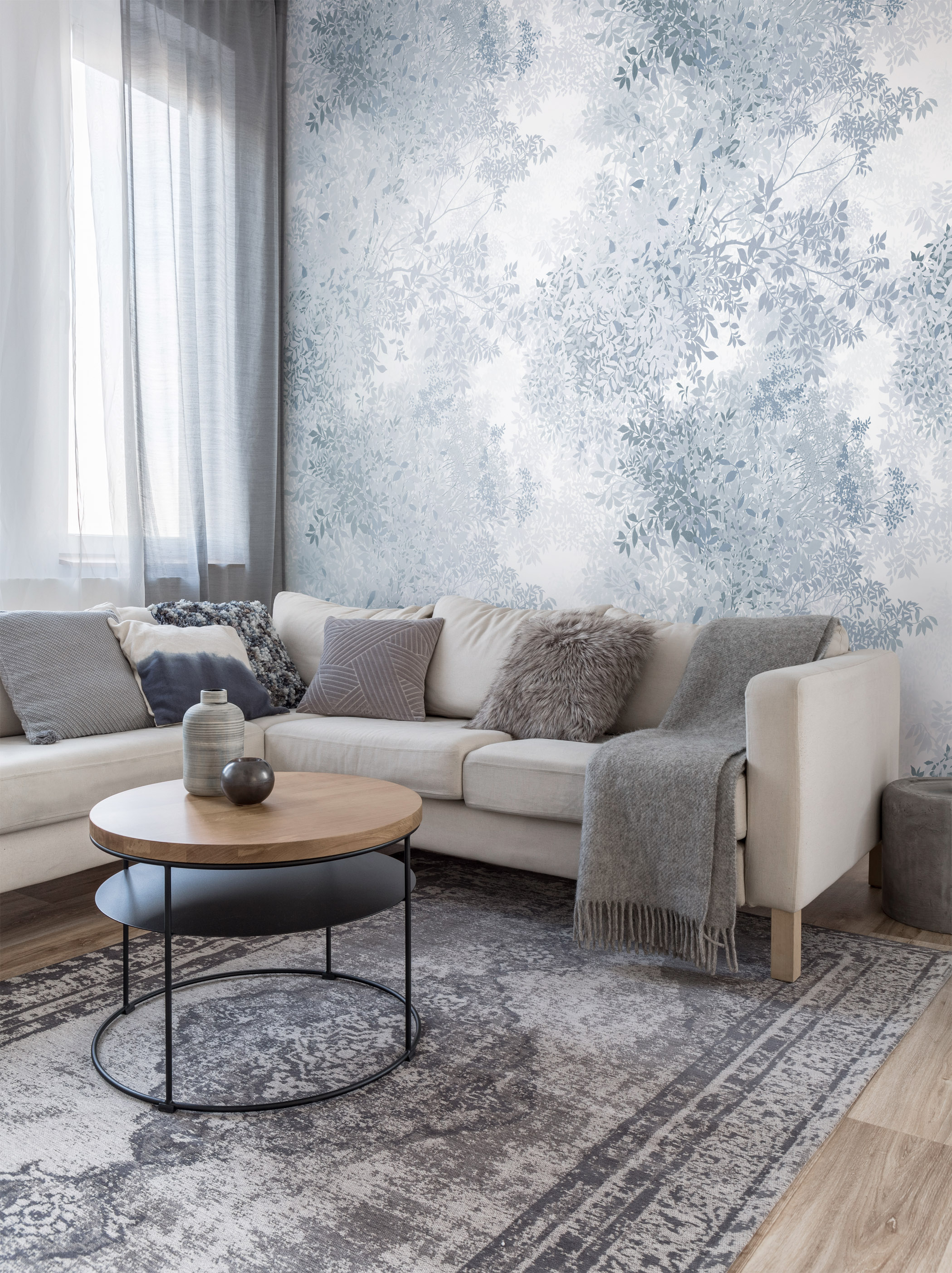 Панно Loymina Пейзаж Парк ART9 011 3×3 фото в интерьере